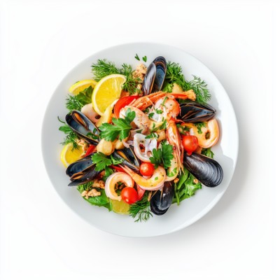 Фирменное блюдо Морской гриль прованс - купить в Медведске